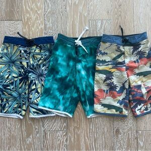 Set of Three QuikSilver Swim Trunks